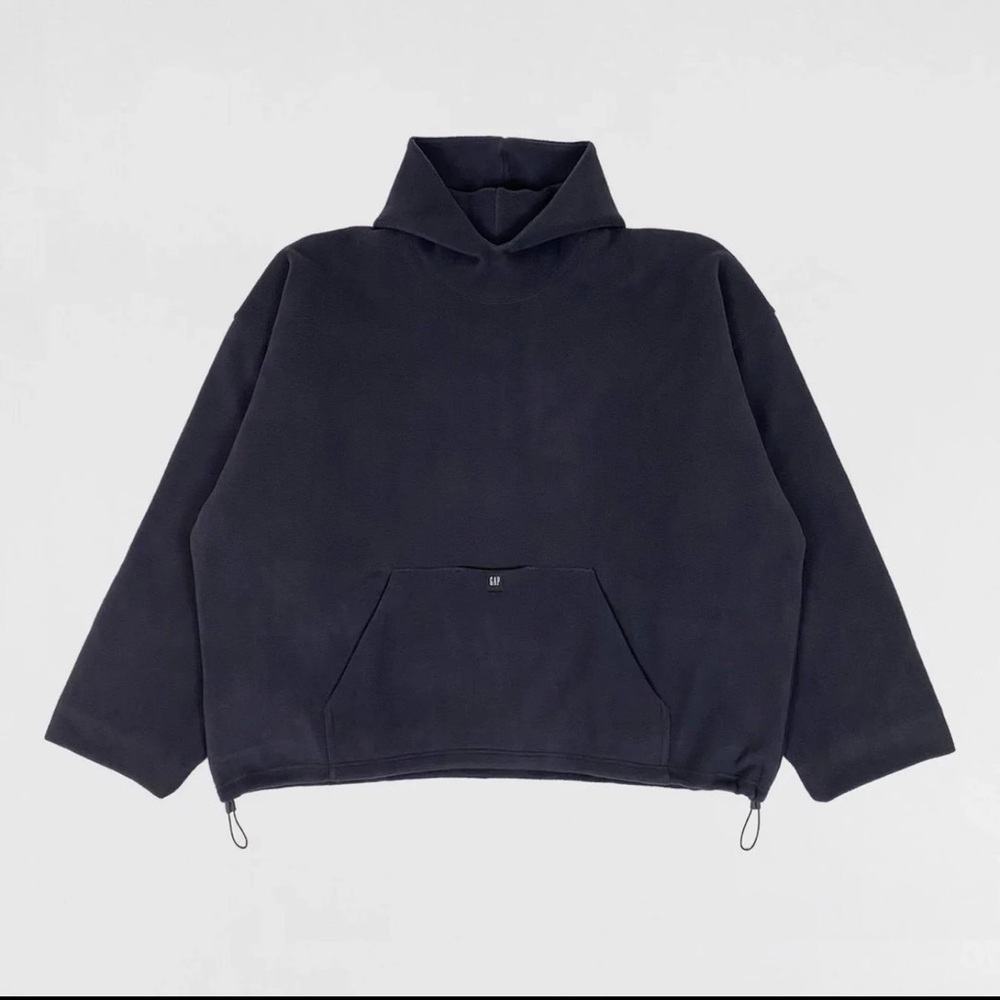 Yeezy x Gap 32 Polar Fleece Hoodie – Black – Large – NIB *